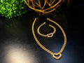 Golden Heart Jewelry Set