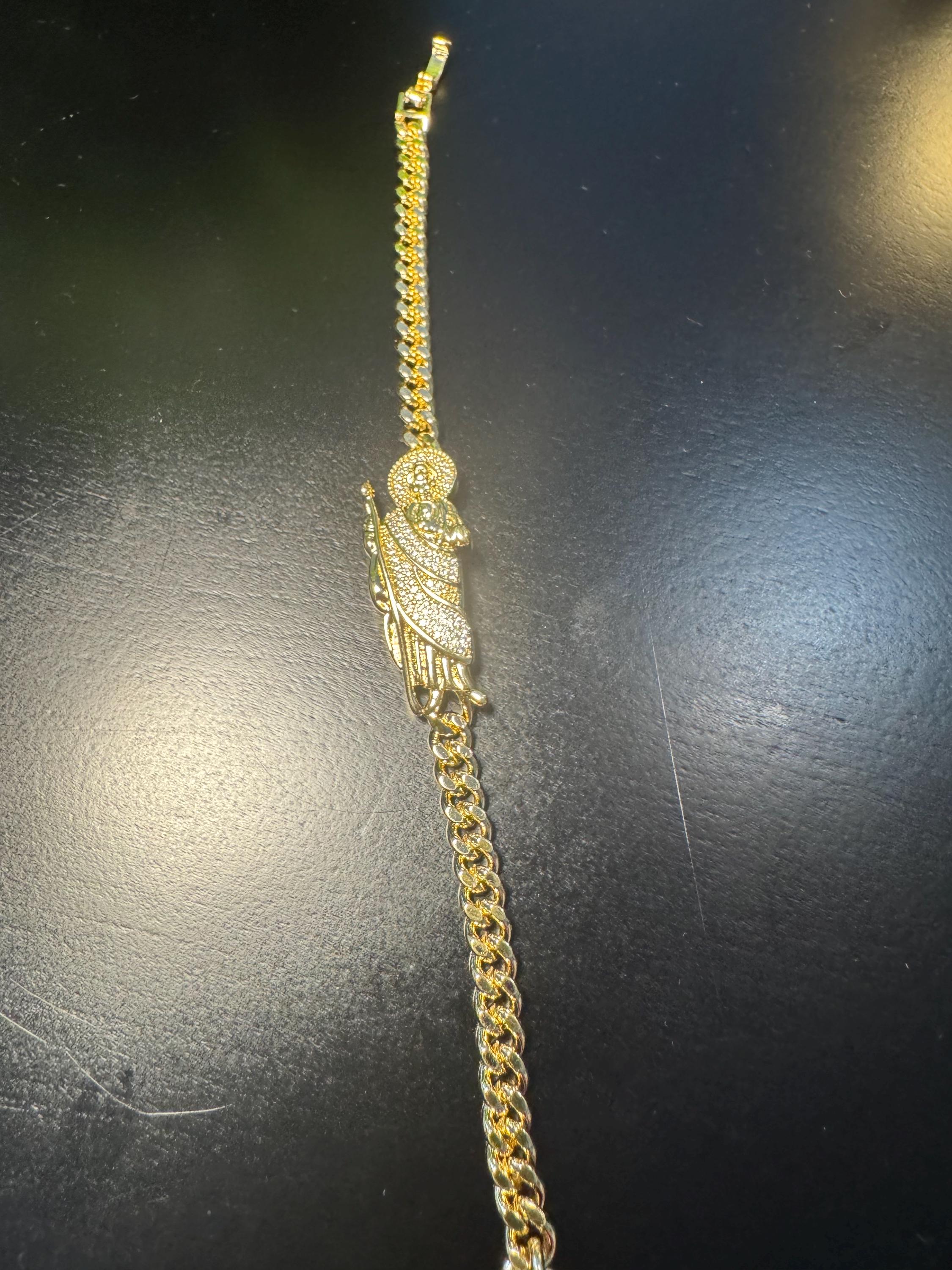 Gold Religious Bracelet