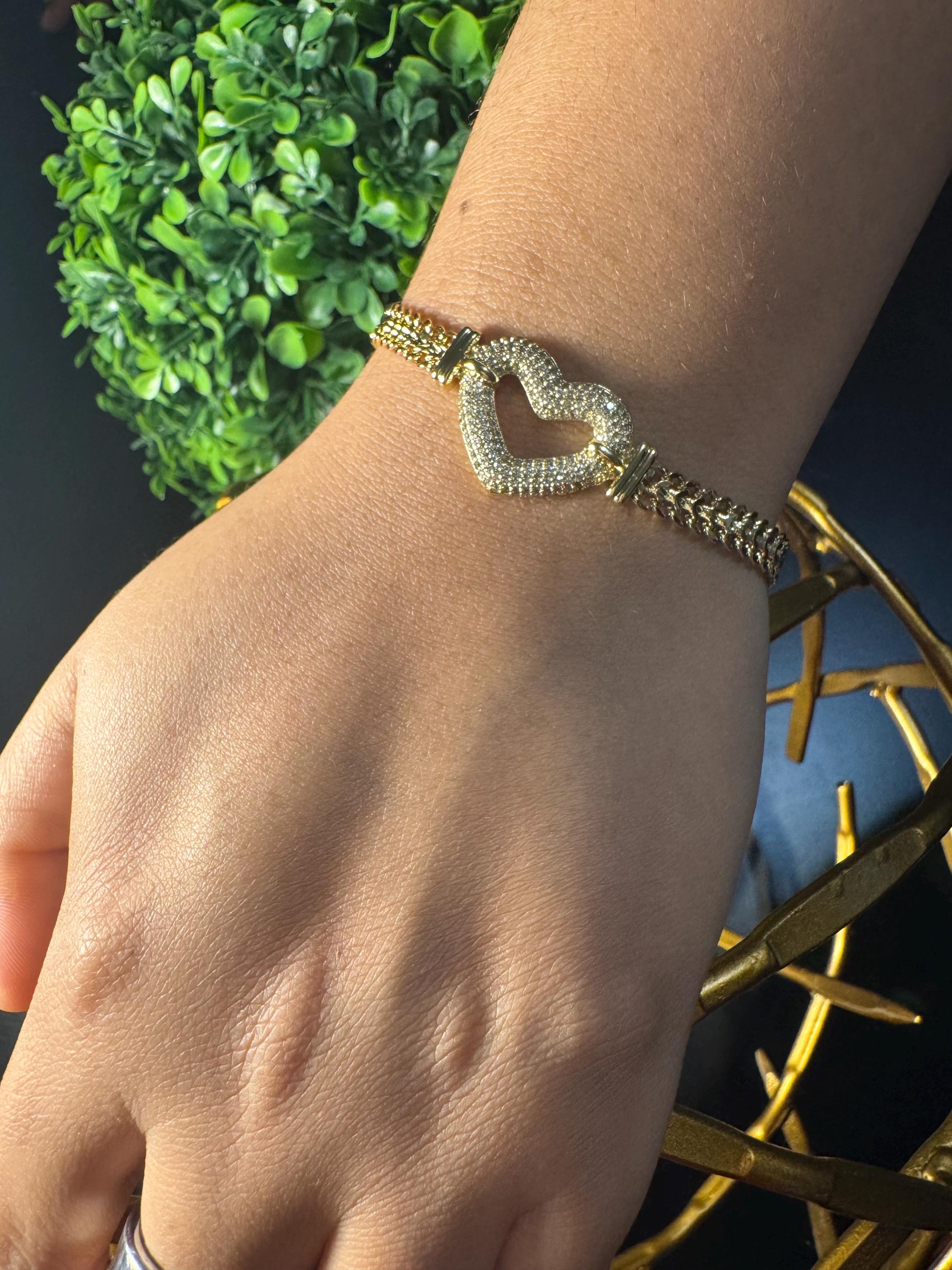 Golden Heart Jewelry Set