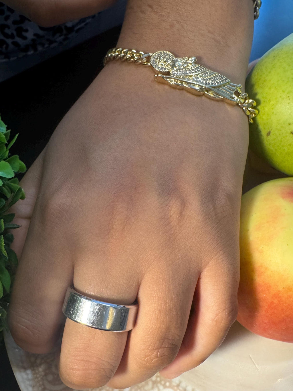 Gold Religious Bracelet
