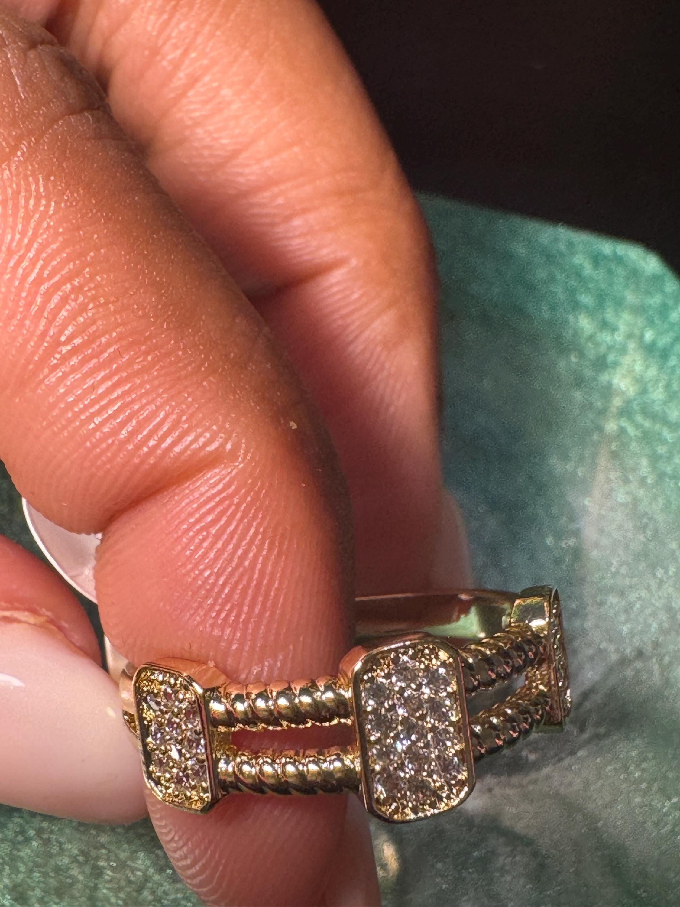 Gold Luxe Triple Band Ring