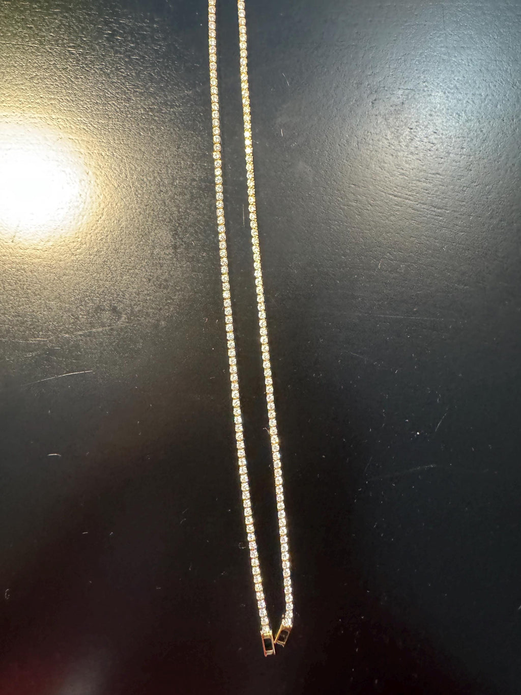 Gold Tennis Bracelet