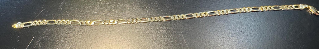 Gold Plated Figaro Anklet