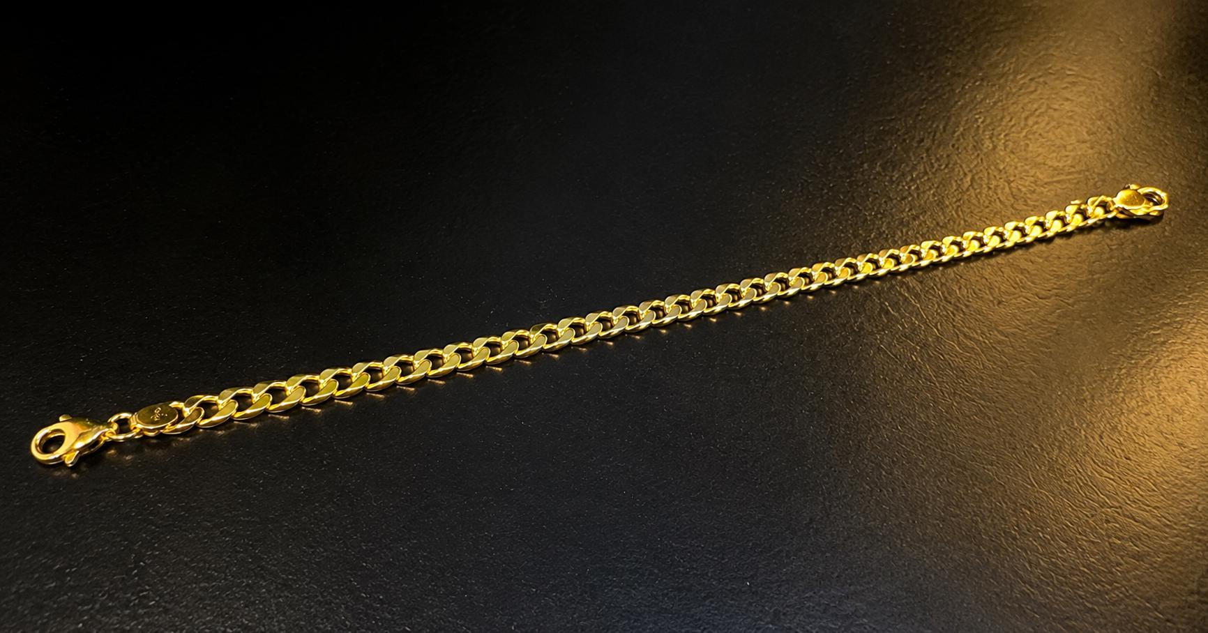 Gold Plated Cuban Link Bracelet