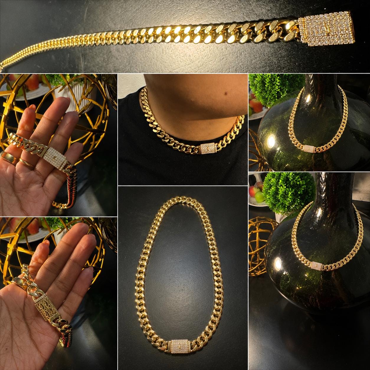 Gold Cuban Link Necklace