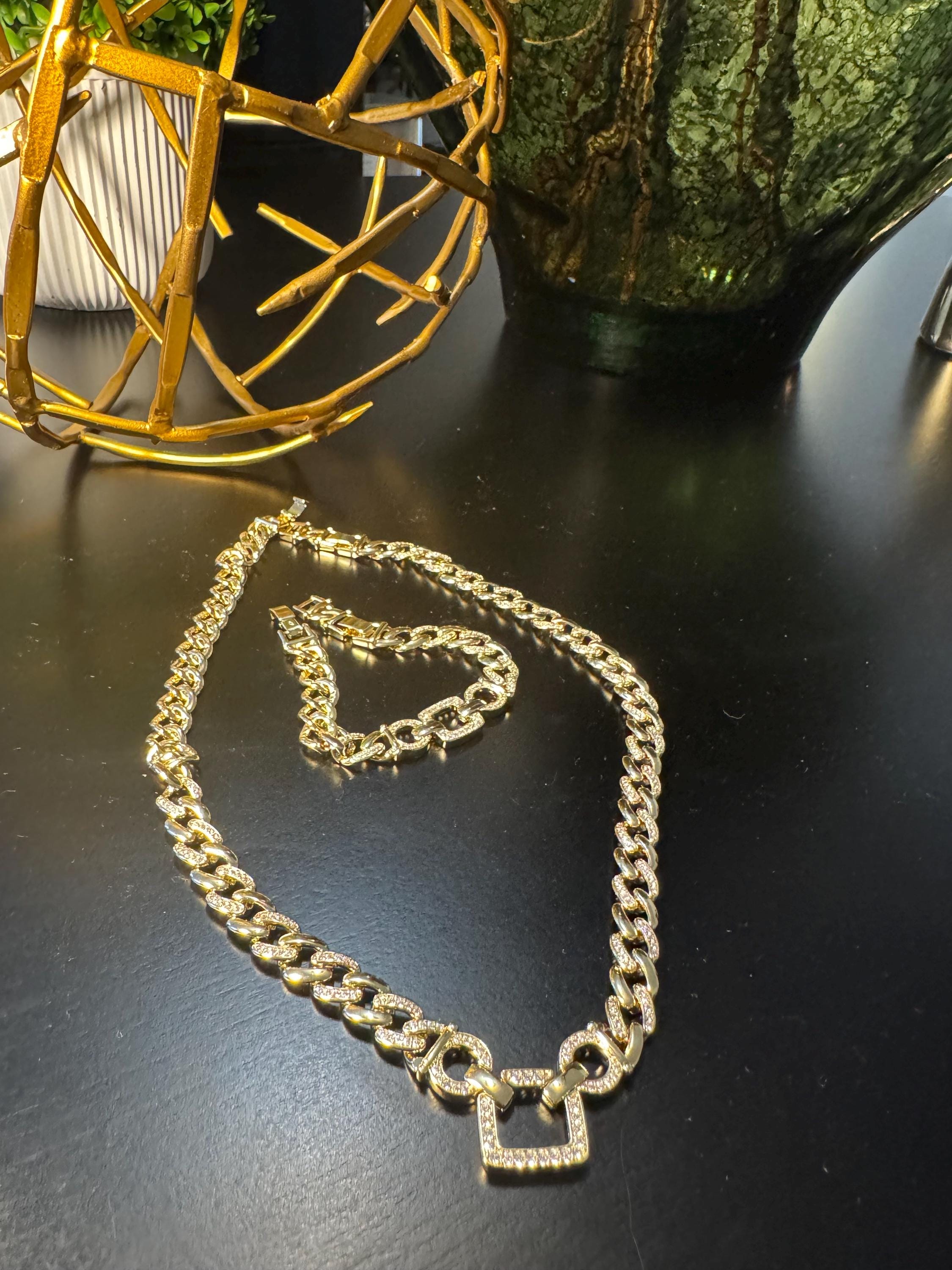 Iced Cuban Link Set