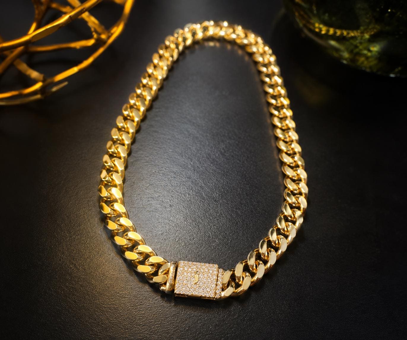 Gold Cuban Link Necklace