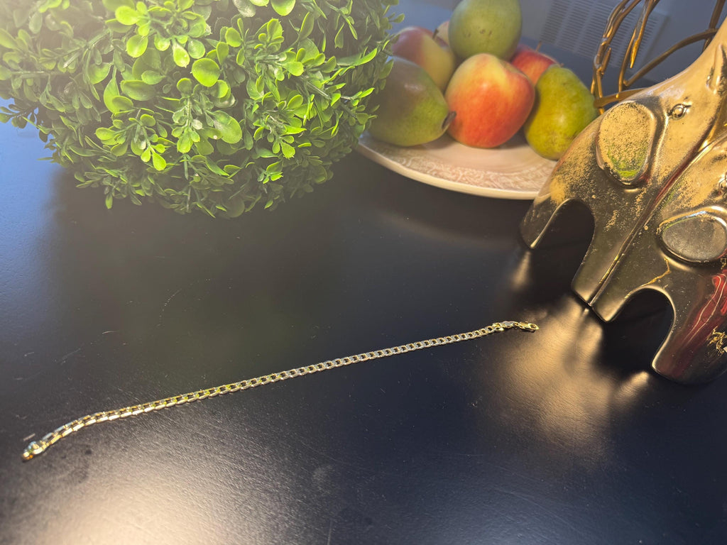 Gold Plated Cuban Link Bracelet