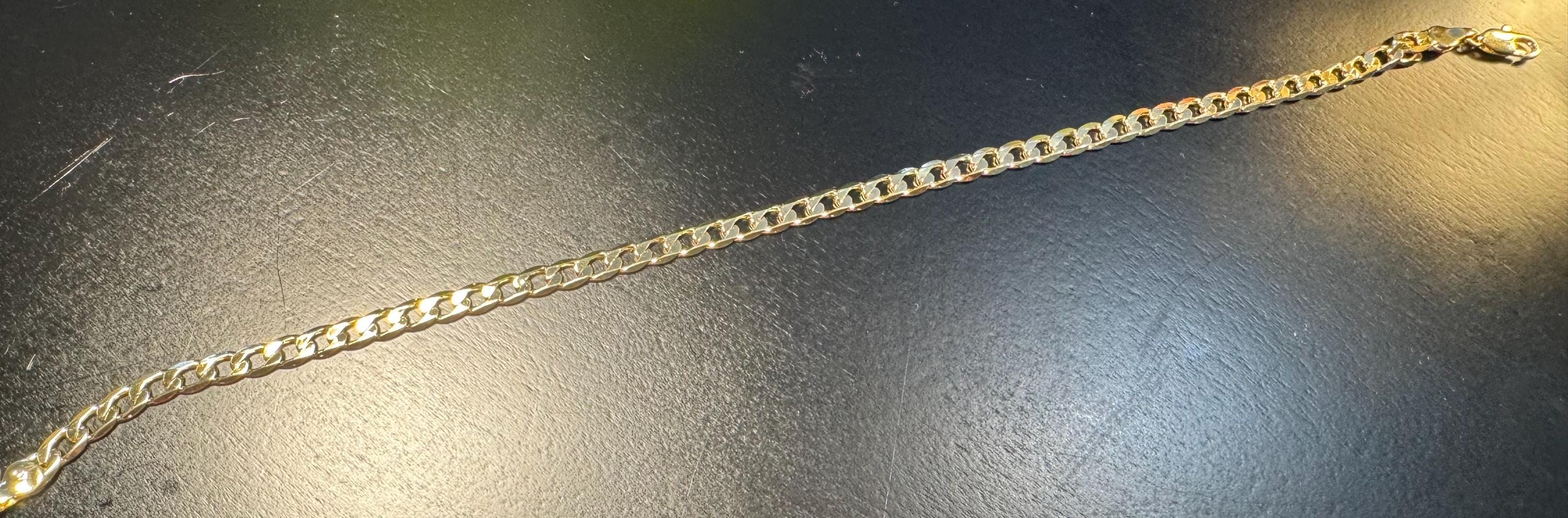 Gold Plated Cuban Link Bracelet