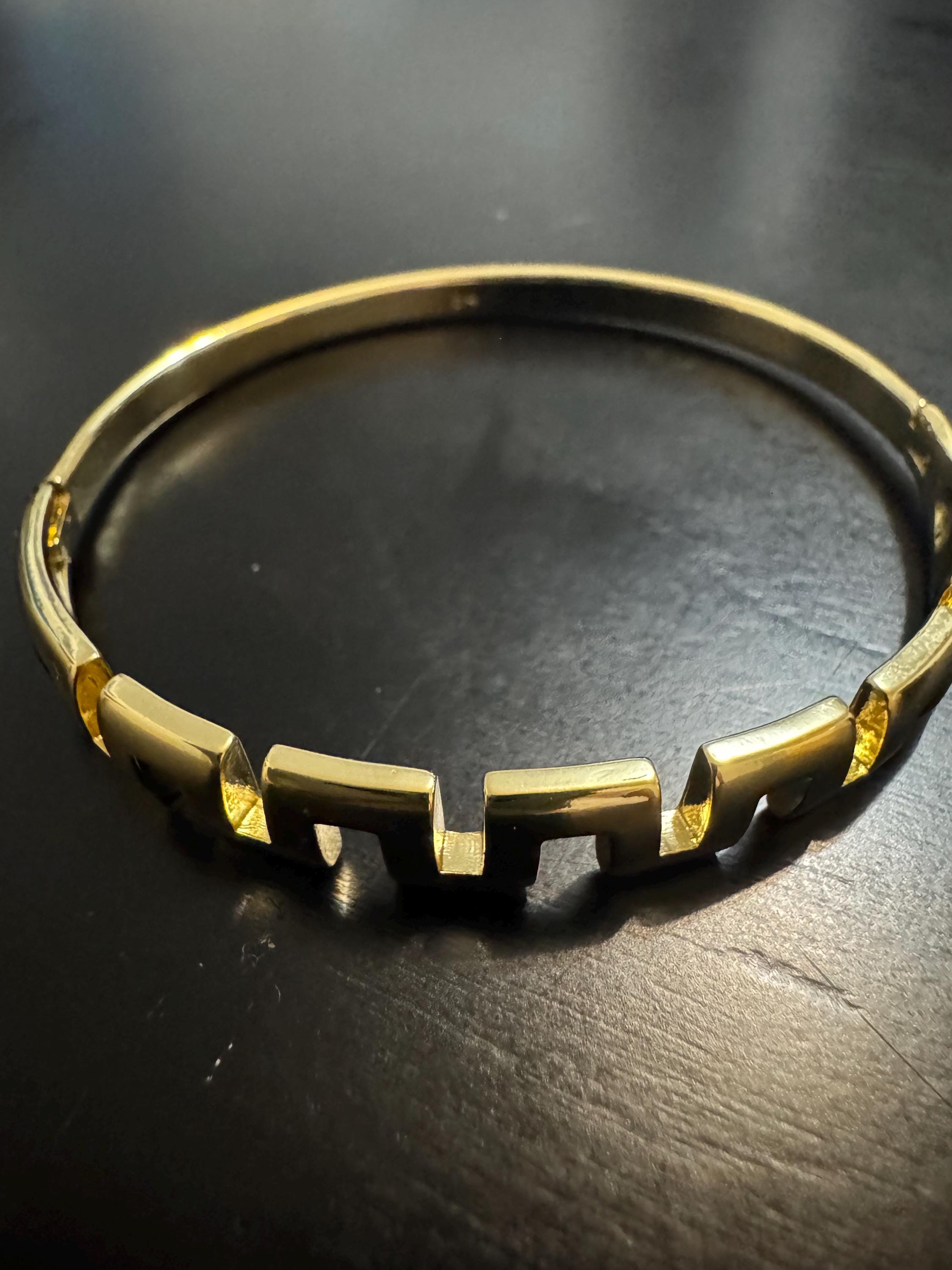 Gold Plated Geometric Bracelet and Ring Set