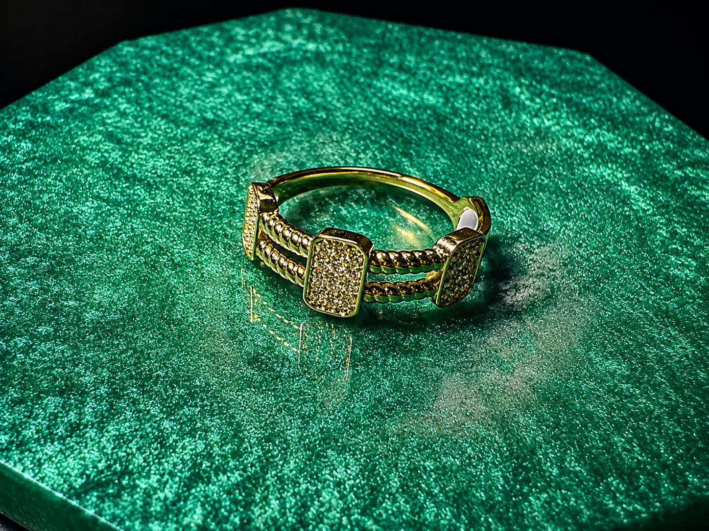 Gold Luxe Triple Band Ring