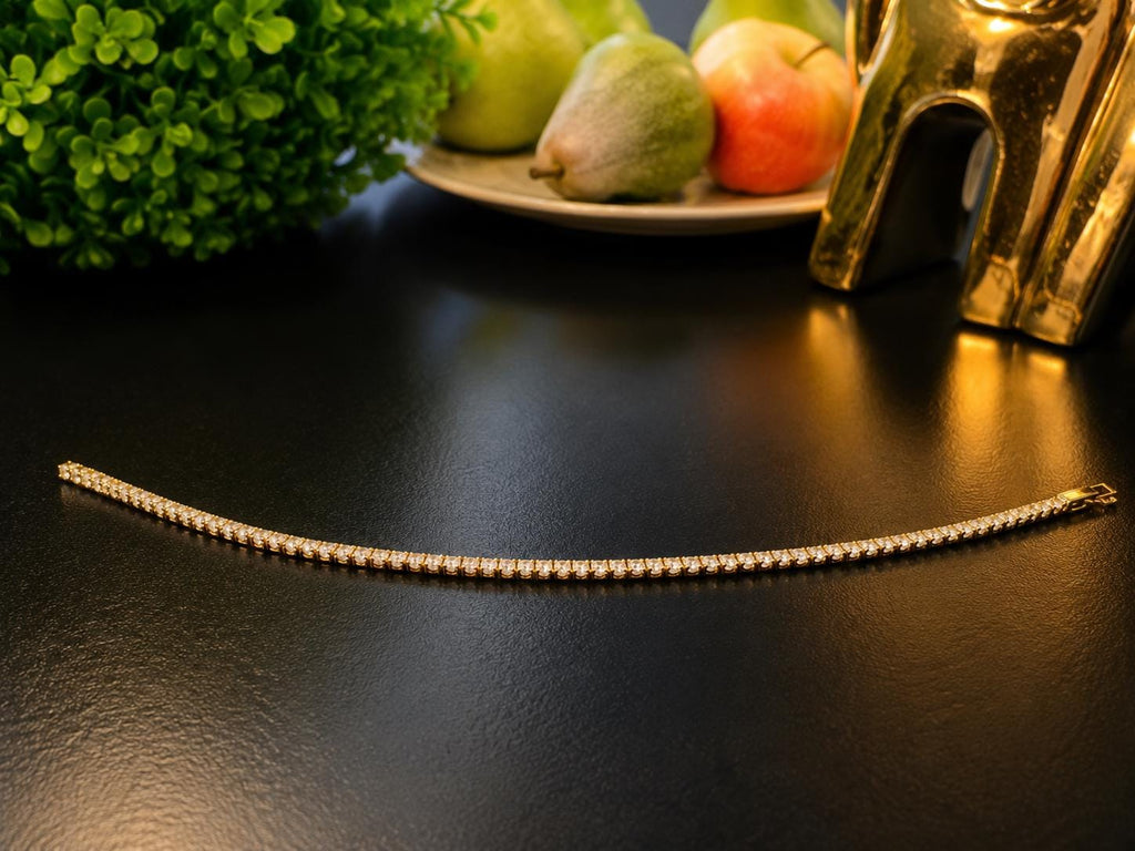 Gold Tennis Bracelet