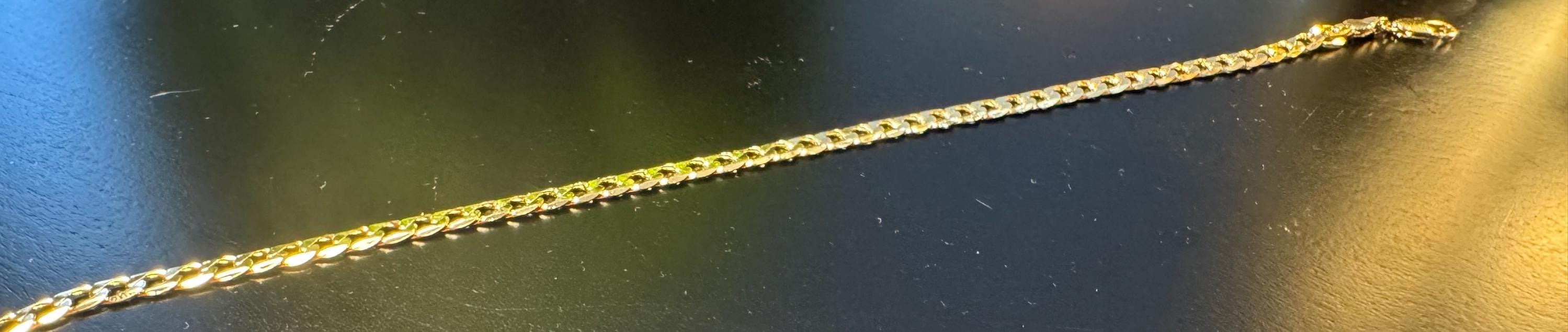 Gold Plated Cuban Link Bracelet