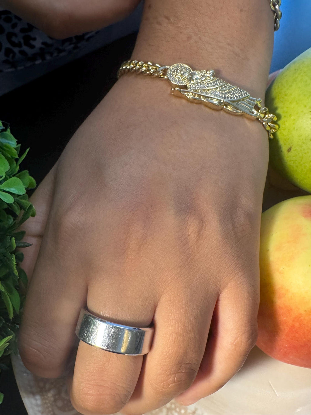 Gold Religious Bracelet