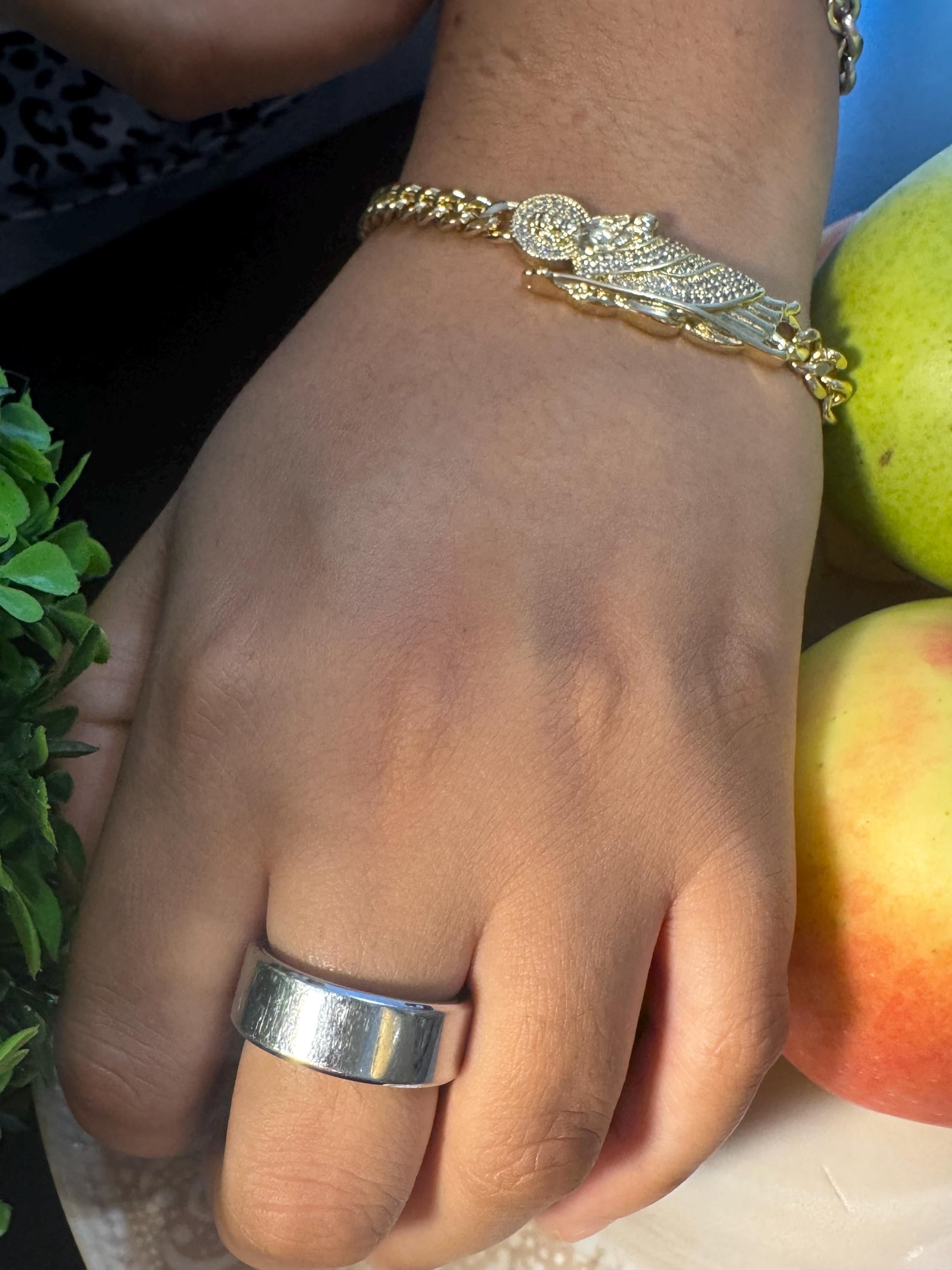 Gold Religious Bracelet