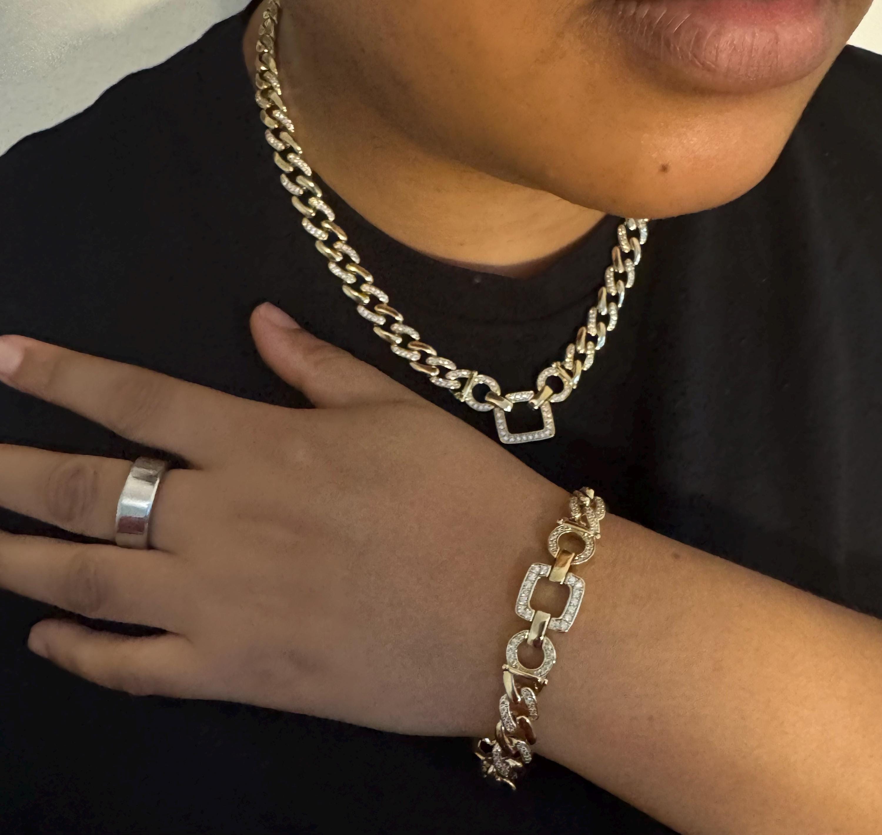 Iced Cuban Link Set