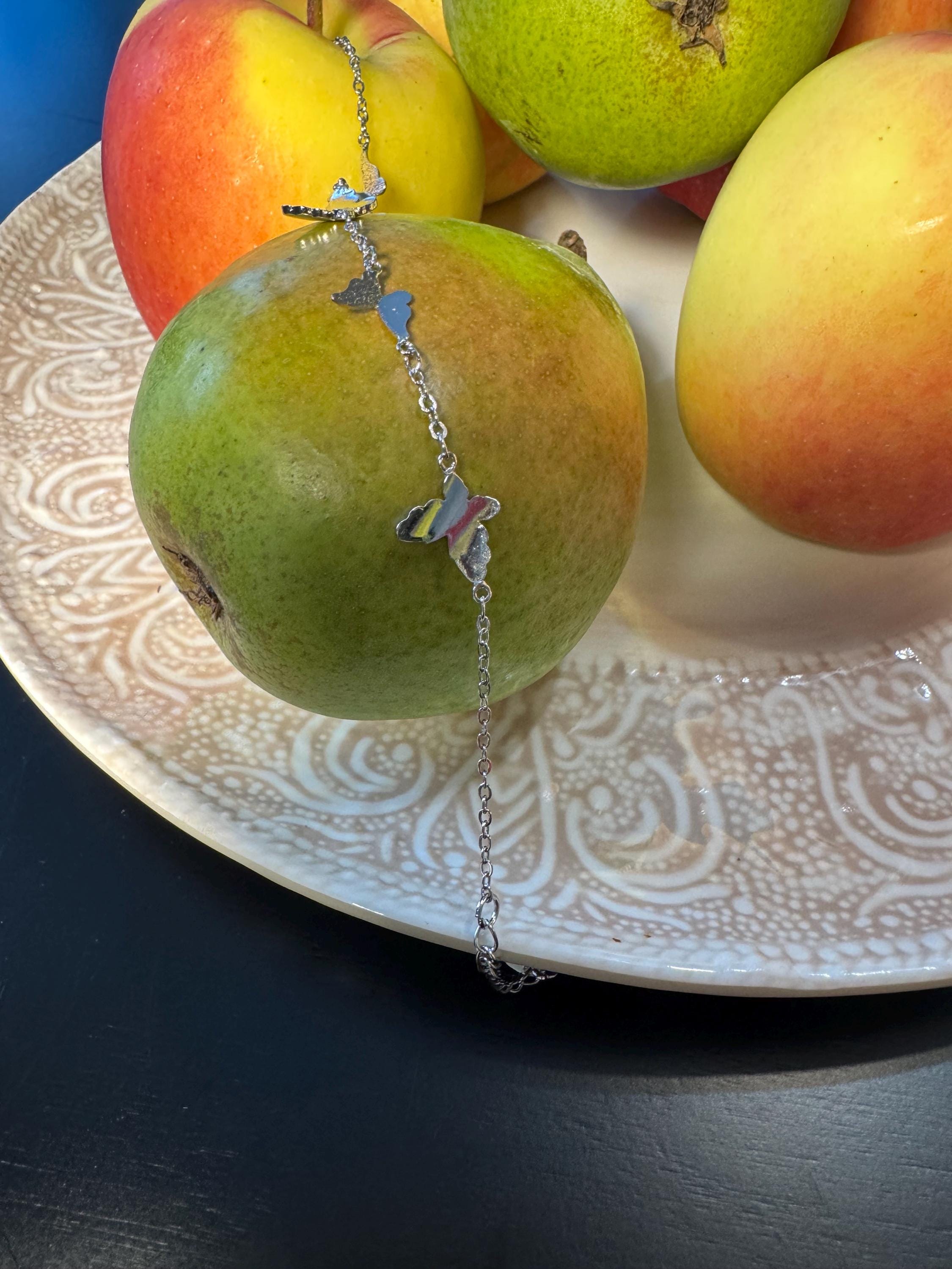 Silver Butterfly Bracelet
