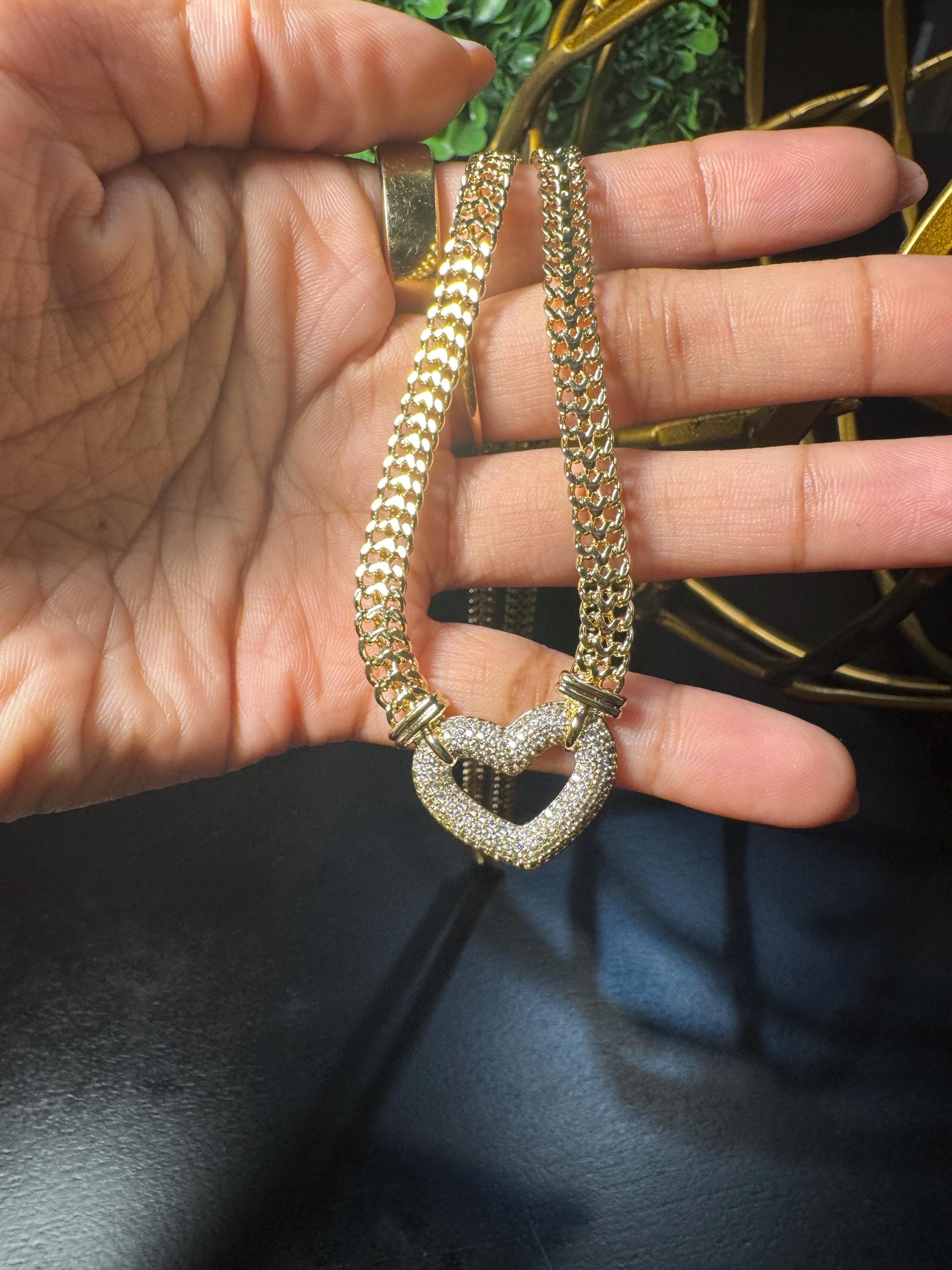 Golden Heart Jewelry Set
