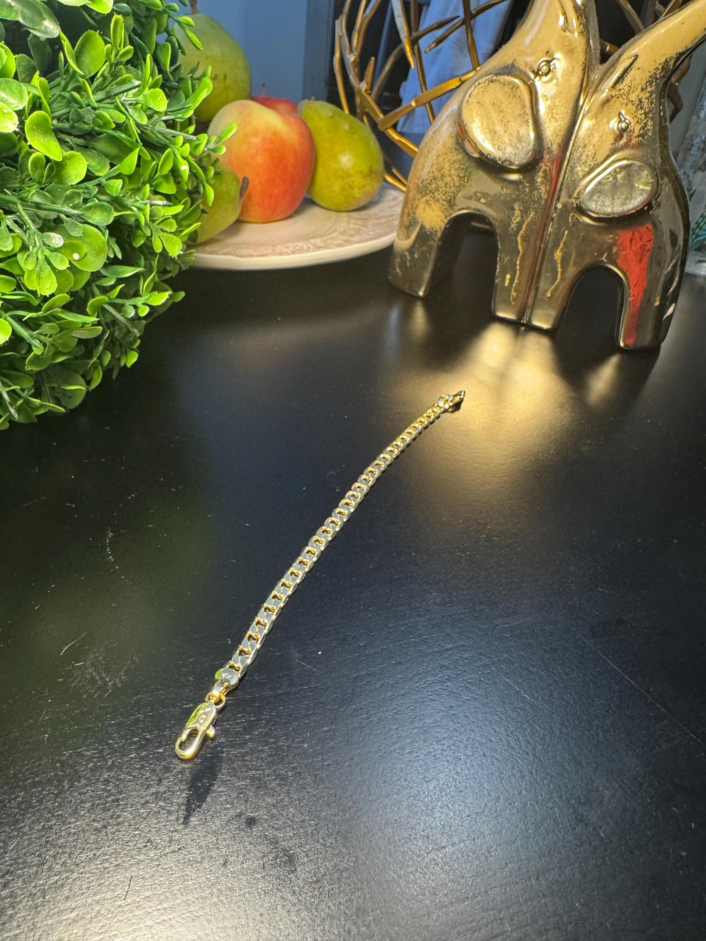 Minimalist Gold Plated Cuban Link Bracelet