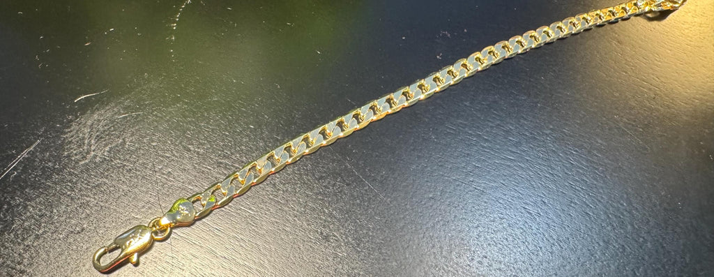 Minimalist Gold Plated Cuban Link Bracelet