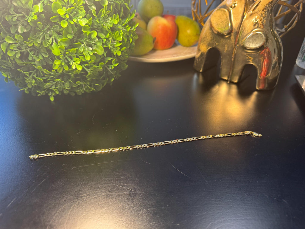 Gold Plated Figaro Anklet