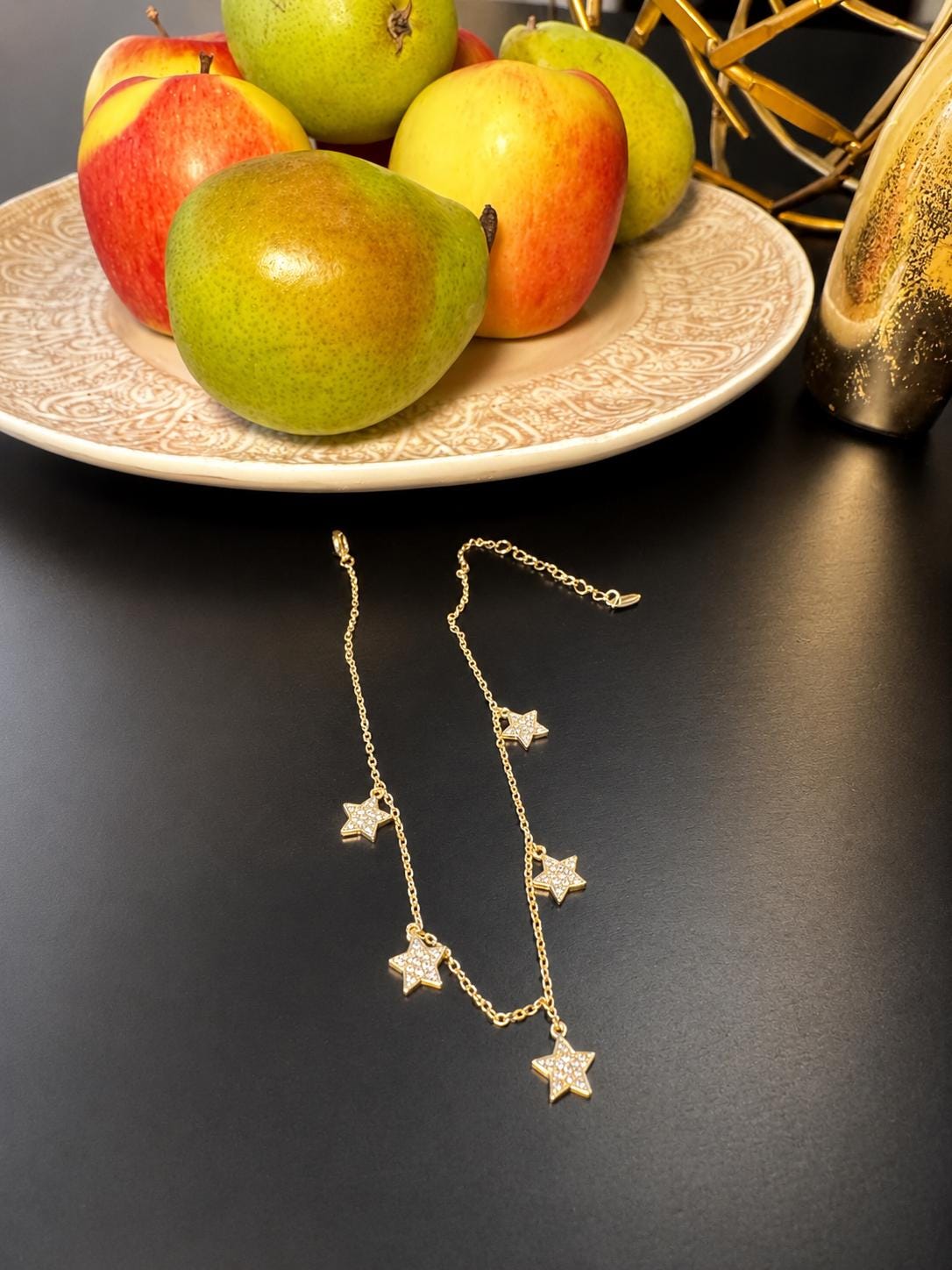Gold Plated Star Anckle Bracelet