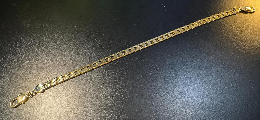 Minimalist Gold Plated Cuban Link Bracelet