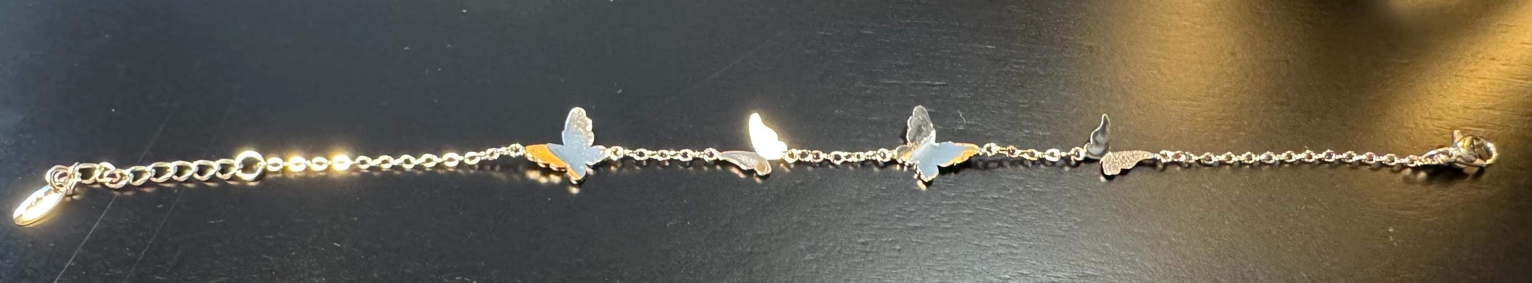 Silver Butterfly Bracelet