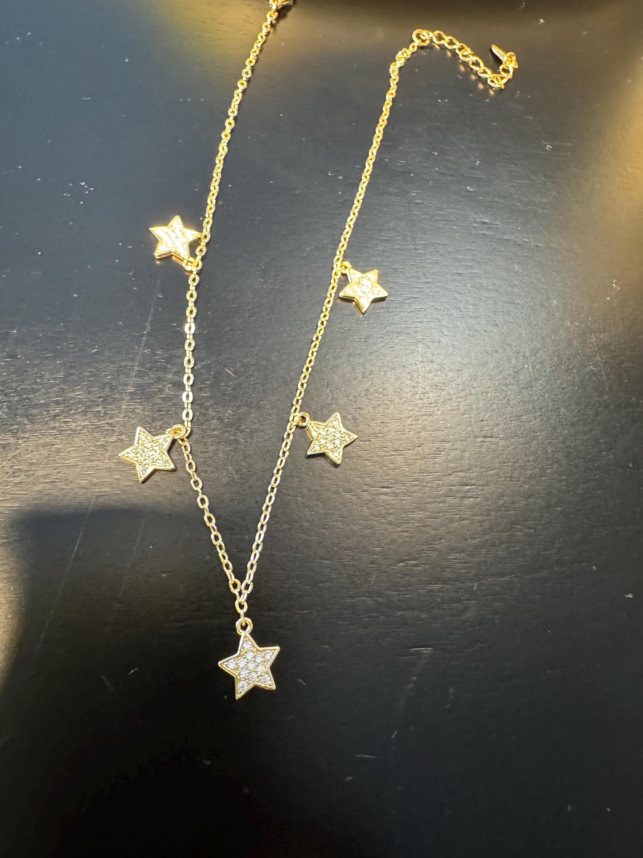 Gold Plated Star Anckle Bracelet