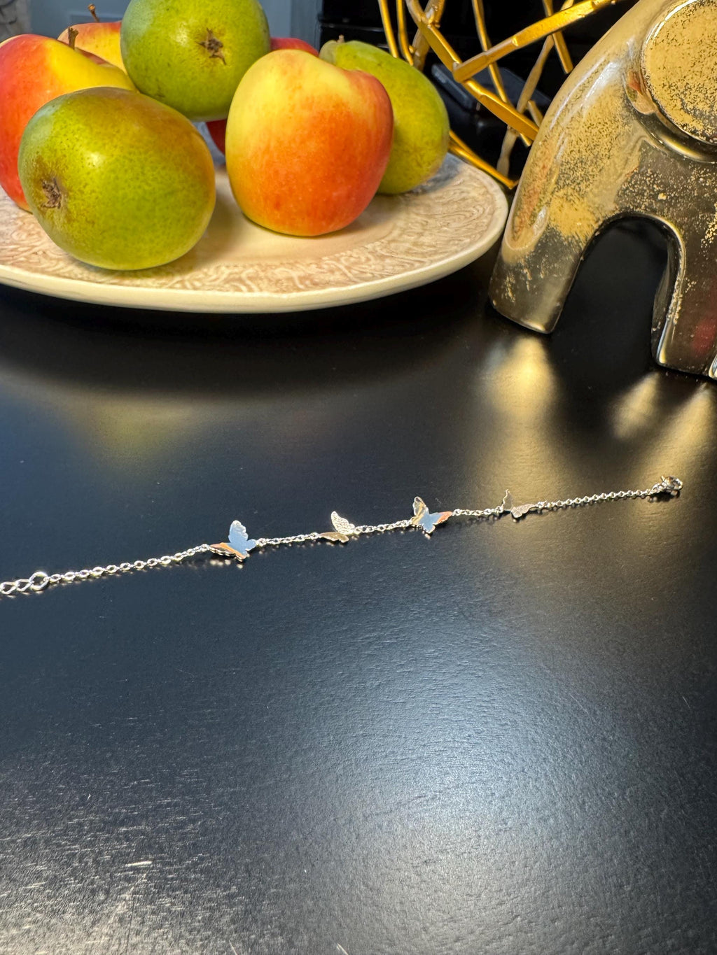 Silver Butterfly Bracelet