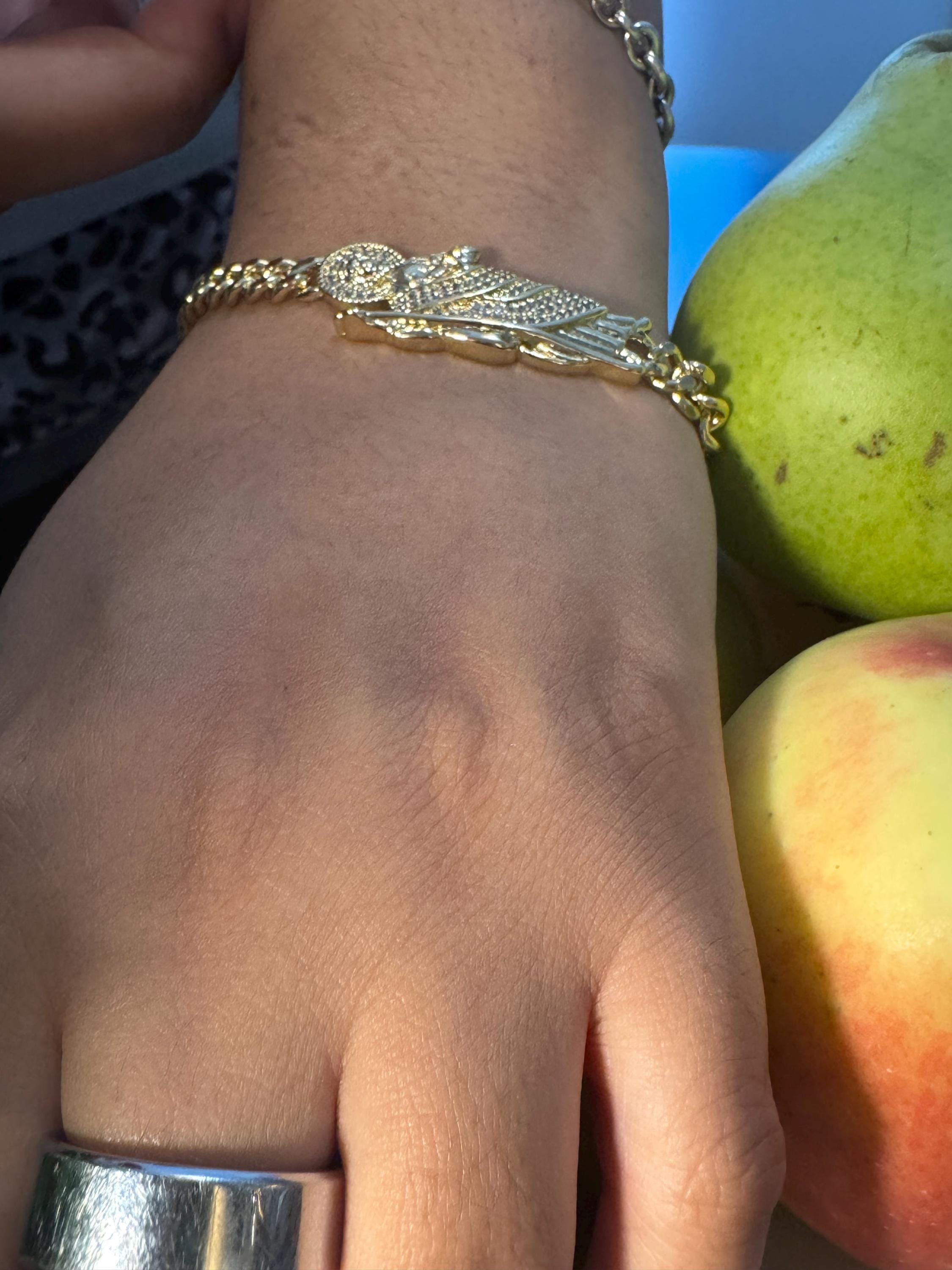 Gold Religious Bracelet