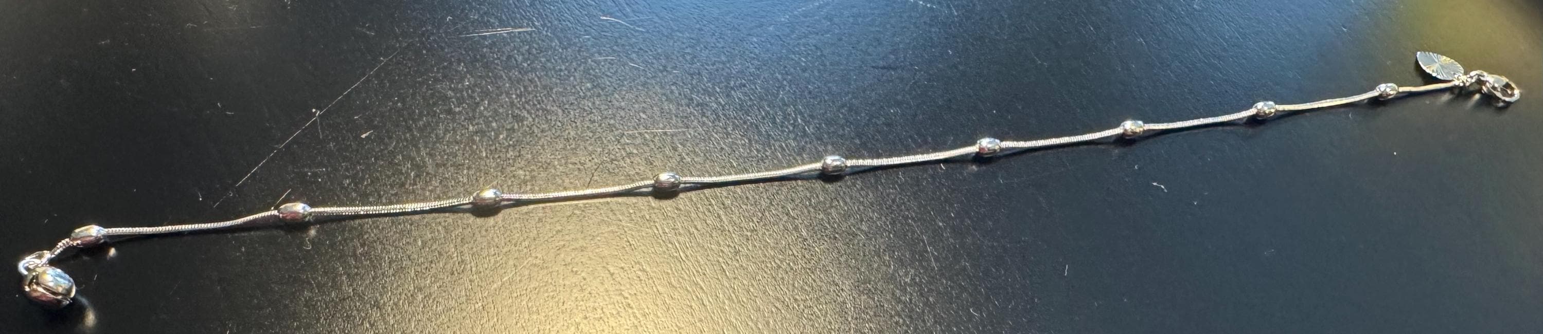 Silver Jingle Anklet
