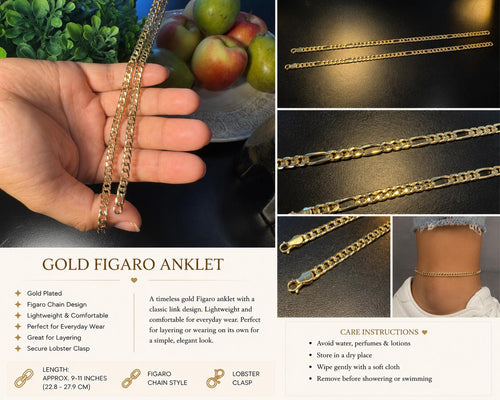 Gold Figaro Anklet
