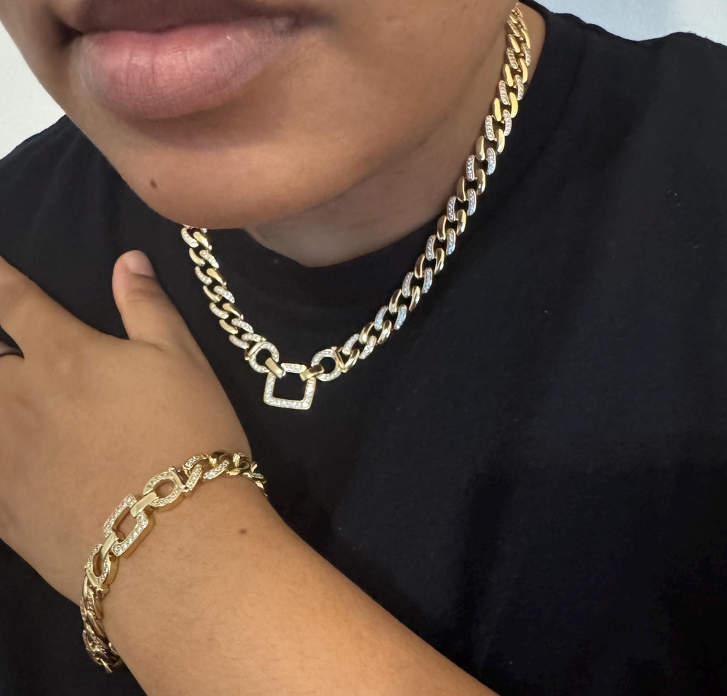 Iced Cuban Link Set